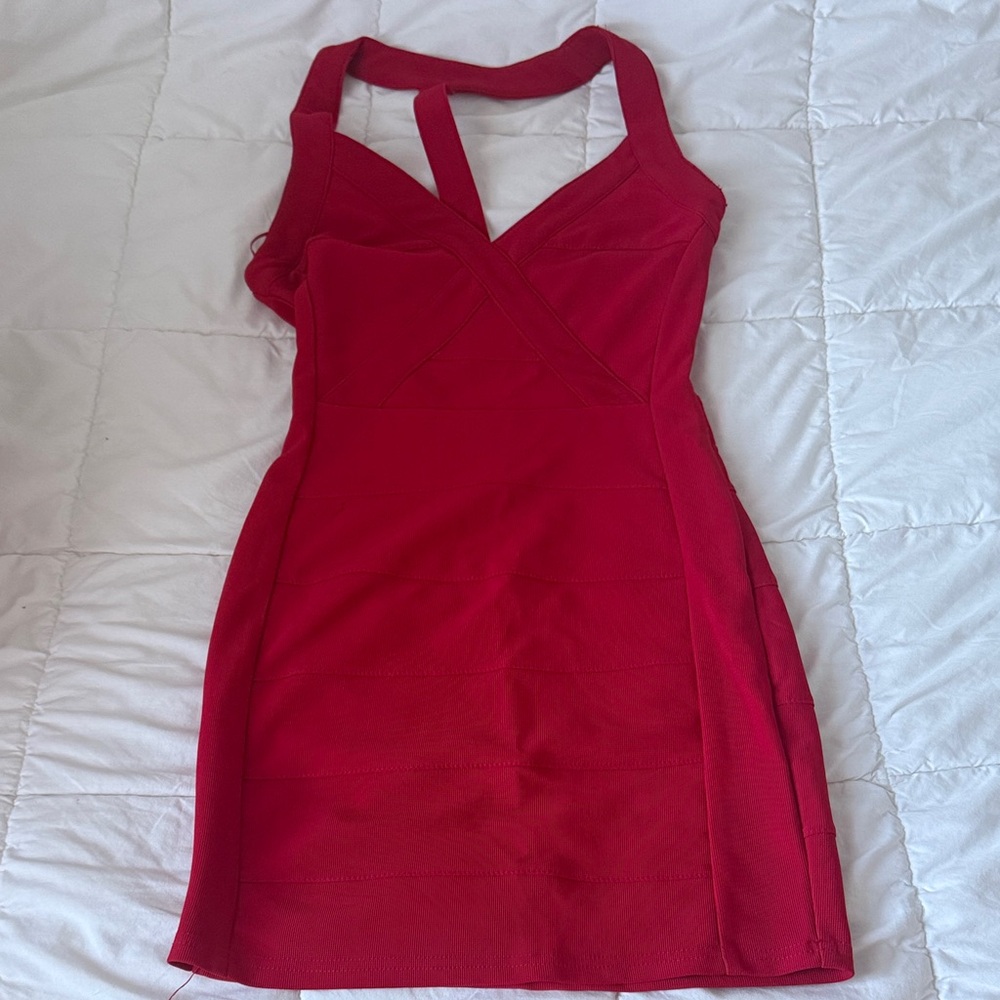TOBI Elegant Red Women's Dress
